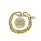 Real 10k Rope Chain Last Supper 7mm 20"-30" Necklace Pendant Set Gold Men