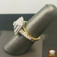 14k White Yellow Gold Ladies 1.25CT Diamond Ring Women SIZE 7 Band ,GENUINE REAL