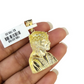 Real 10k Charm Pendant Christ Head Yellow Gold 10KT