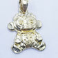 10k Yellow Gold 38 Baby Charm Diamond Cut 2.5mm 18"- 28" Rope Chain Pendant