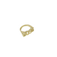 Real 10K Yellow Gold Mens BOSS Ring Letter Bold Statement Pinky Style