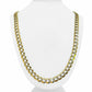 14K Diamond Cut Cuban Curb Link Necklace Chain 8mm 20" -30" REAL 14K SOLID GOLD