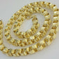 Mens Byzantine Chain 10k Gold Necklace 11mm 22" 24" 26" 28" 30" 10kt Yellow Gold