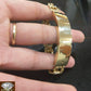 Solid 10k Gold Chino ID Bracelet Size 7.5" Inch Box