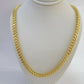 10K Gold Franco Link Chain 26" Necklace 6mm Thick, REAL 10kt Men's STRONG Chain