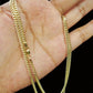 10k Gold Chain For Mens/Women Real Gold Cuban Chains 20" 22" 24" 26" 28" 30 3mm