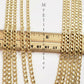 REAL 10k Yellow Gold Necklace 5mm Cuban Curb Link 18" 20" 22 24 26 28 Inch Chain