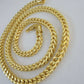 10K Gold Franco Link Chain 26" Necklace 6mm Thick, REAL 10kt Men's STRONG Chain