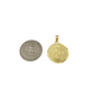 Real 10K Yellow Gold Masonic Freemason Medal Pendant Charm Genuine 10kt