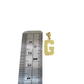 10K Yellow Gold G Initial Charm Pendant Alphabet Real 10kt Men Women