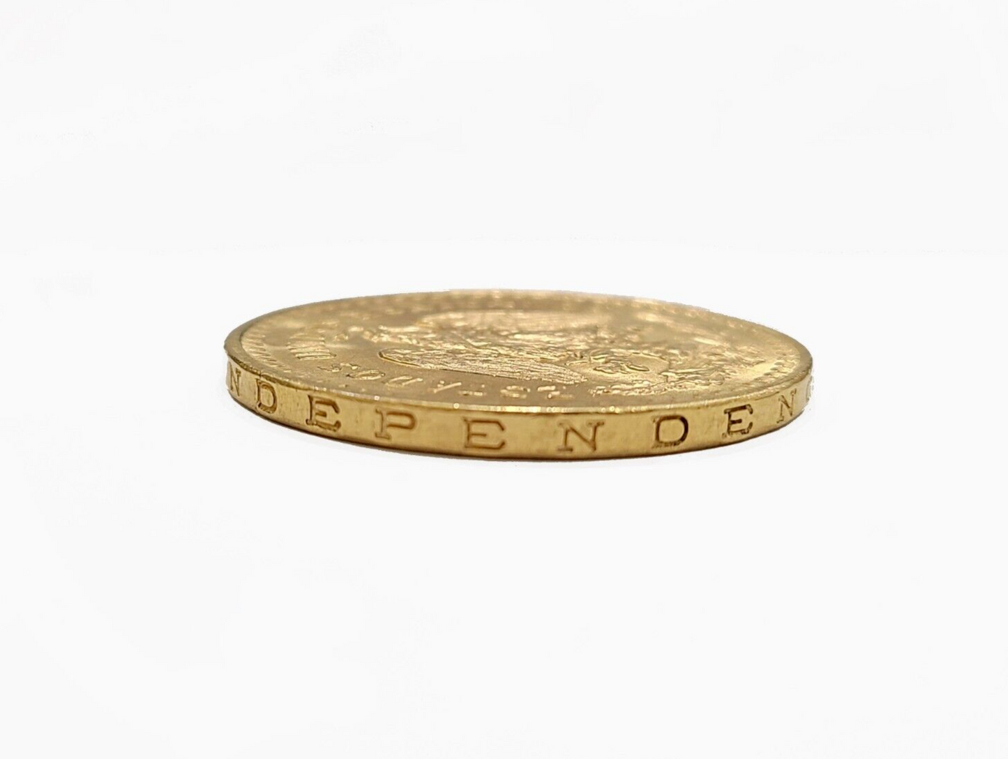 1947 Mexican Centenaro 50 Gold Pesos Coin Solid 22k Yellow Gold, Oro Centenario