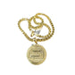 10K Gold Byzantine Chain Last Supper 20"-28" 4mm Pendant Charm Necklace SET