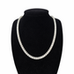 Real 925 Silver Moissanite Tennis Necklace Chain 22 Inch 4mm Women Men