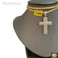 Real Diamond Cross with Solid 10k Rope Chain 20 22 24 26 28 inch, vs full cut