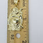 10k Yellow Gold Lucky Laughing Buddha Charm Religious Pendant Smiling Men Women