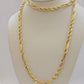 Solid 10k Gold Milano Rope Chain Necklace 20" 4.5mm Men's 10kt Yellow Gold, REAL