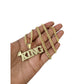 10K Yellow Gold Miami Cuban Link Chain Set KING Charm Pendant 4.5mm 18-28"