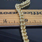 Mens Real 10k Yellow Gold Franco Bracelet 7mm 9" Inch Strong