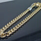 REAL Men 10k Yellow Gold Bracelet 6mm Miami Cuban 7.5" Box Lock