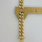 Real 14k Yellow Gold Chain Necklace 24 Inch 15mm  Miami Cuban Link Mens 14kt