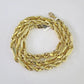 10k Gold Milano Rope Chain Necklace 24" 7mm 10kt Yellow Gold REAL