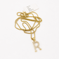 10K Gold Solid Franco Chain R Initial CZ Stone Pendant Set 1mm 16 18 20 22 Women