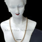 Gold Ladies Necklace 18 Inch 10k Rose Gold Tennis Chain Diamond Cut 100% GENUINE