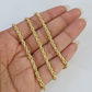 Real 18k Rope Chain Necklace 22 Inches 3mm Yellow Gold Men Women 18KT SOLID