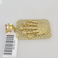 10k Crown Jesus Anchor Pendant Men's Women's REAL 10Kt Yellow Gold Genuine