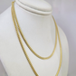 Real 10k Solid Miami Cuban Link Yellow Gold Chain 3mm Necklace 20 Inches Genuine