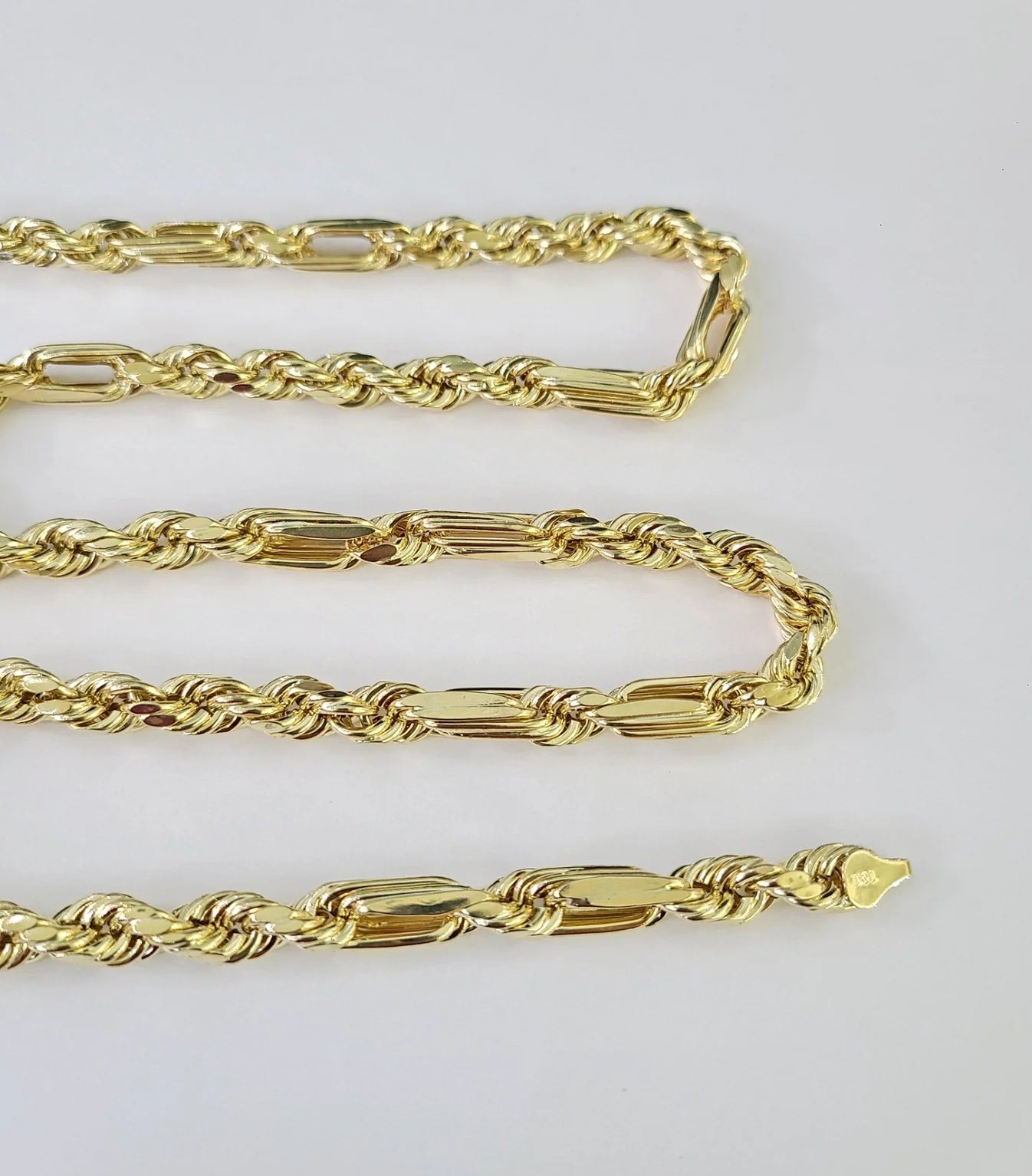 10k Gold Milano Rope Chain Necklace 24" 7mm 10kt Yellow Gold REAL