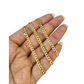 10K Yellow Gold Cuban Curb Chain Necklace 3mm 18 Inch REAL 10kt Womens