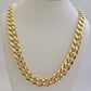 Real 10k Yellow Gold Cuban Link Solid Necklace 11mm 22" 10KT Real Gold Sale