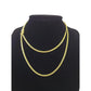 10k Solid Gold Miami Cuban Chain 2mm 3mm 4mm 5mm 18 20 22 24 inch Men Women
