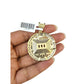Real 10k Rope Chain Necklace Pendant Last Supper 7mm 20"-30" Set Gold Men