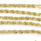 14K Gold Chain For Men Women Real Gold Necklace 2.5mm Rope 18" 20" 22" 24" 26"
