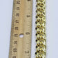 10K Yellow Gold Bracelet Royal Miami Cuban Link 9 inch Bracelet 13mm Real