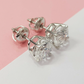 Real 2CT Round Brilliant Cut Diamond Stud Earring In 14K Gold Lab Created VS ADJUSTED LISTING