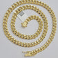Real 14k Gold Necklace Miami Cuban Link chain 6mm 18" - 28 Inch Strong, 14kt Men
