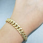 REAL 14K Yellow Gold Miami Cuban Bracelet 9" inch Link 9mm Brand New Box Clasp