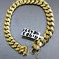 REAL 14K Yellow Gold Miami Cuban Bracelet 9" inch Link 9mm Brand New Box Clasp