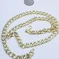 10K Yellow Gold Cuban Curb Link chain 10mm Necklace 18"-26" Men Women