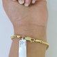 10k Yellow Gold Franco Bracelet 3mm 7.5" Inch Men Women Link Real