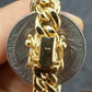 8mm 10k Gold Miami Cuban link Bracelet 7.5" 8" 8.5" 9" REAL 10kt Yellow Gold