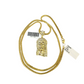 Real 10k Gold Franco Chain Christ Head Charm Pendant Necklace SET 2.5mm 18"-26"