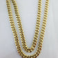 Real 10k Yellow Gold 26" Inch 15mm Miami Cuban chain Necklace Box Lock Men,10kt