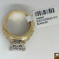 2CT Ladies Diamond Ring Real 10k Yellow Gold Diamond Cinderella Style baguettes