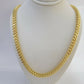 10K Gold Franco Link Chain 22" Necklace Thick, REAL 10kt Men's STRONG Chain Link