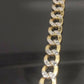 REAL 10k Gold Cuban Link Bracelet Diamond Cuts 9Inch Men Women