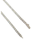 Real 925 Silver Moissanite Tennis Necklace Chain 22 Inch 4mm Women Men